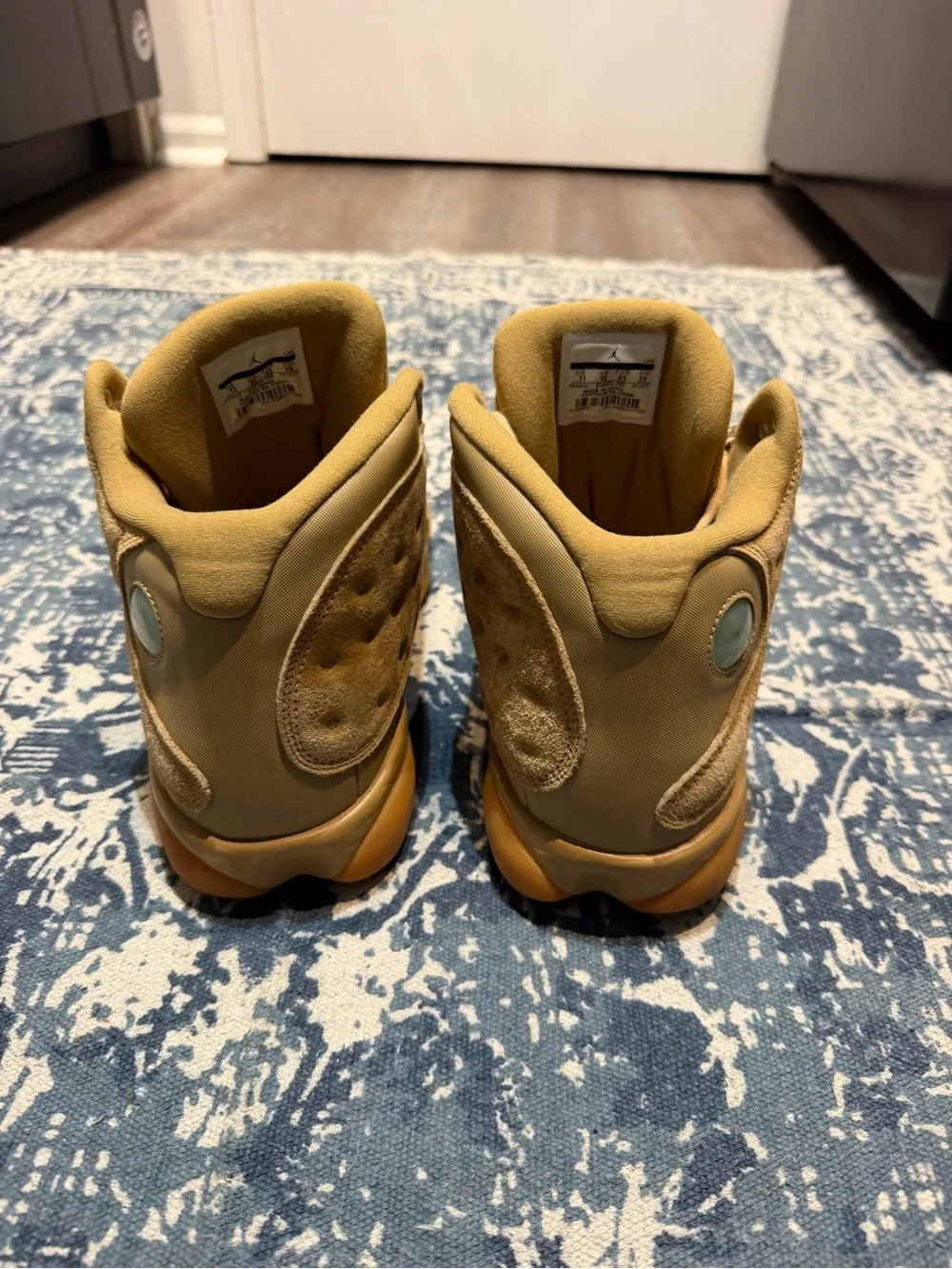 Jordan 13 Suede High-Top Sneakers in Wheat/Tan